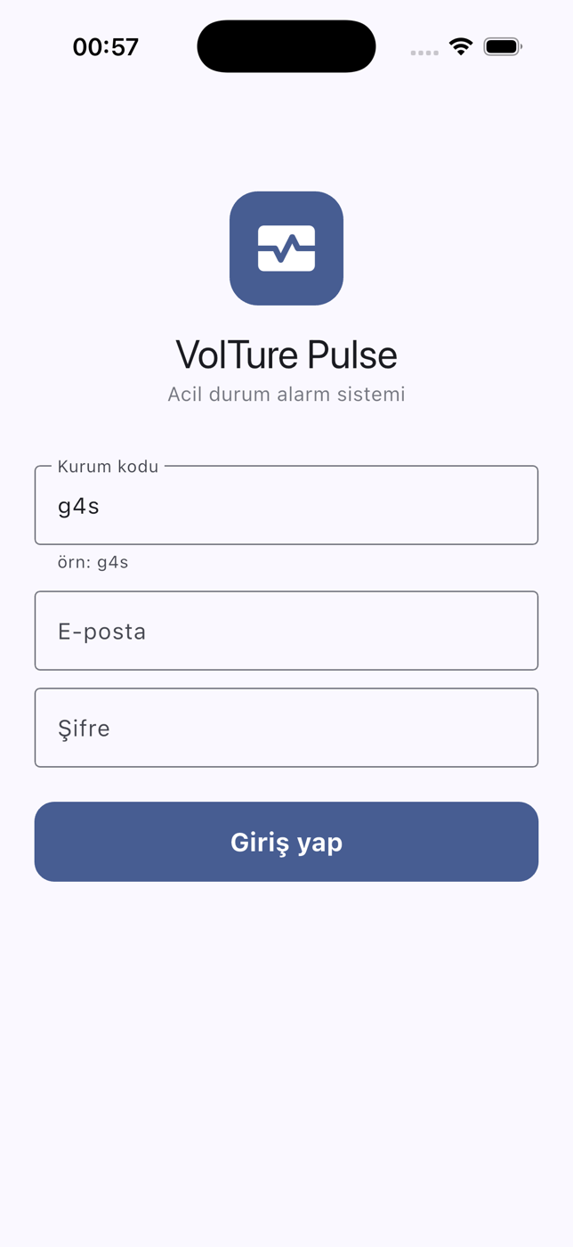 VolTure Pulse iOS uygulaması